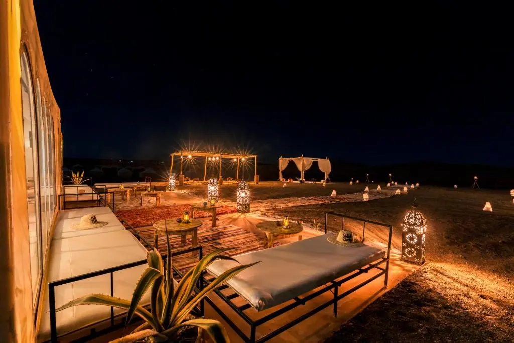 luxury camp (Day-4) accommodation