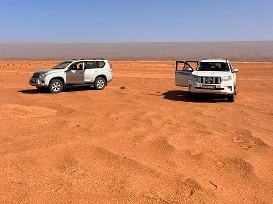 Il nostro parco auto 4X4 utilizzato nel circuito